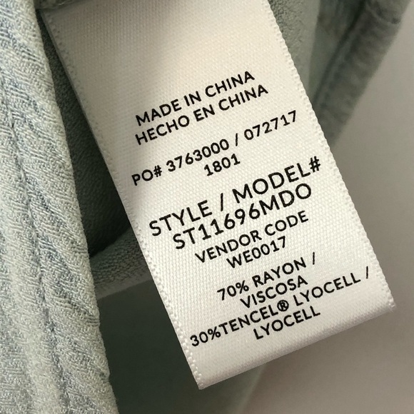 SPLENDID XS Blue chambray Bleach Dip Dyed Boyfriend Shirt - Picture 7 of 8